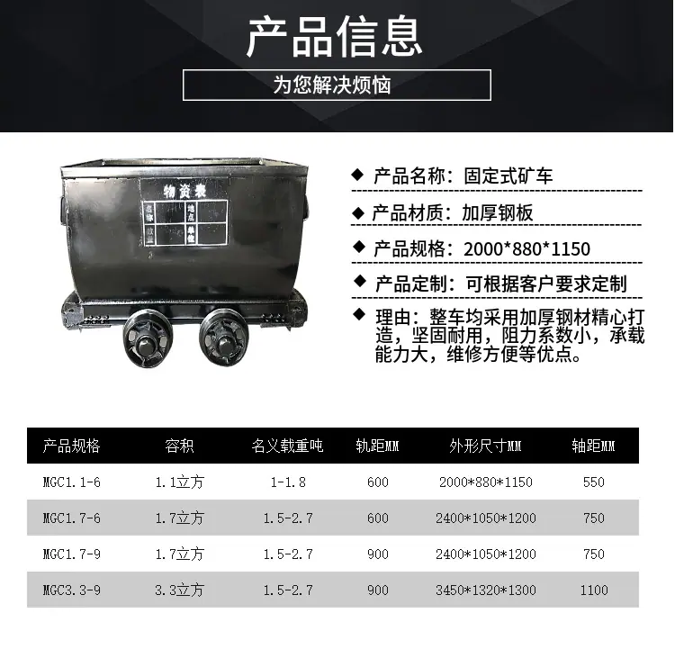 固定式矿车4