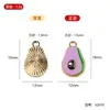 Pingentes de Frutas de Liga com Gotejamento de Óleo Acessórios para Pulseira Brinco DIY Charms de Morango Laranja Feio Abacaxi Ovelhinha Acessórios DIY