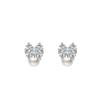 Cinza Imitação Pérola Arco Brincos Estilo Feminino Luz Luxo Simples Estilo Coreano Internet Celebridade Mesmo Estilo Zircon Brincos Atacado
