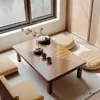 Mesa Pequena Varanda Pequena Tatami Mesa de Café Janela de Canto Mesa de Chá Madeira Maciça Retangular Mesa de Cama Resistente Mesa de Lição de Casa