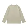 Camiseta de manga larga para hombre, cuello redondo, color liso, peso pesado, algodón peinado de Xinjiang, 230 g/m², temporada de otoño, corte holgado, capa base, disponible para envío directo