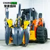 Escavadora de Árvores Hidráulica Grande Totalmente Automática com Bola de Terra para Uso em Jardim, Ferramenta de Escavação de Árvores para Viveiros, Máquina de Transplante de Árvores Modificada de Escavadeira