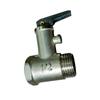 Válvula de seguridad para calentador de agua eléctrico de 4 puntos de cobre, venta al por mayor de fábrica, accesorios de cocina, válvula de alivio de presión vertical ajustable unidireccional