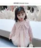 Vestido Traje de Moda para Bebé Niña 2025 Nuevo Otoño Chaleco Falda de Gasa Vestido de Princesa para Niños Conjunto de Dos Piezas