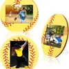 Porta-Retrato de Futebol Transfronteiriço Display de Mesa de Madeira com Tema Esportivo Presente para Home Office Decoração de Ornamento de Madeira