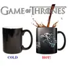 Una variedad de colección de derechos del juego taza que cambia de color temperatura de reacción térmica taza de café de cerámica taza