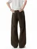 Pantalones Casuales de Color Sólido Verano-Otoño 2026, Estilo Old Money, Pantalones Largos Lavados Americanos para Jóvenes, Pantalones Talla Grande M-5XL