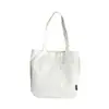2025 Nova Bolsa de Lona Feminina Exquisita Grande Capacidade Moda Mais Fácil de Combinar Portátil Estudante Ombro Bolsa Tote de Moda
