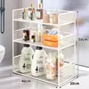 Estante de almacenamiento para baño, estante de almacenamiento multicapa para el espacio entre el lavabo y el fregadero, carrito móvil multifuncional de pie para el baño y el inodoro