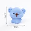 Muñeco de Peluche de Koala Lindo Decoración DIY Accesorio de Bolsita Sorpresa Resina para Coche Escritorio Adorno Pequeño Creativo