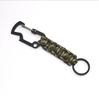 Chaveiro Trançado de Paracord para Exterior Multifuncional Tático para Exterior em Formato Especial para Montanhismo Gancho de Mochila Fivela Atacado