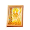 Marco de Fotos con Talismán de Bendición del Patriarca Taoísta, Adorno de Prosperidad para Sala de Estar, Decoración de Mesa para Entrada, Recuerdo, Artículo de Regalo para Casa Nueva