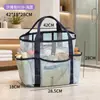 Bolsa fofa para guardar brinquedos de praia infantis, bolsa de malha de grande capacidade para natação, uso ao ar livre na beira-mar, bolsa de praia de malha para maiô