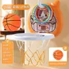 Aro de Basquete Infantil para Venda por Atacado Suspenso Interno Dobrável Suporte de Basquete Brinquedo Interativo Pai-Filho Instalação sem Furos