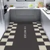 Alfombrillas para el suelo de la cocina son antideslizantes, a prueba de aceite y resistentes a la suciedad, el lodo de diatomeas absorbe el agua, alfombras de suelo lavables y limpiables con paño, alfombrillas domésticas simples para todo el suelo