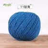 Hilo de Algodón Hueco de 2 mm para Bolsas de Playa Caladas Hechas a Mano con Ganchillo, Material Especial Bola de Hilo Redonda de 2 mm