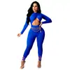 K9963 Amazon Aliexpress Outono e Inverno Estilo Quente Cor Plus Macacão Sexy Feminino Europeu e Americano com Tira Cruzada Cor Lisa