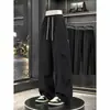Pantalones de Esquí Impermeables con Forro de Terciopelo para Otoño e Invierno para Hombre, Marca de Moda, Pantalones Cargo Rectos Holgados para Exteriores, Pantalones Casuales Gruesos