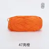 Xuefeier Algodão Penteado de Bebê 5 Fios Leite DIY Bola de Lã Grossa Material para Crochê Feito à Mão Bolsa Fio de Algodão