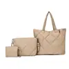 Bolsa de Yoga Ligera con Bordado de Moda Set de Tres Piezas Práctica Bolsa de Hombro para Viajes de Negocios Bolsa Ligera Casual Deportiva para Fitness