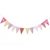 # Festa de Aniversário Feliz Crianças Primeira Festa de Aniversário Decoração Bandeira de Aniversário Cordão de Bandeirinhas Cenário Layout Bandeira Pendurada Bandeira Colorida Lote