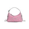 Bolso Versátil de Estilo Fresco y de Moda, Bolso para Lonchera, Bolso Cruzado de Hombro Versátil Casual, Bolso para Mujer con Textura de Mezclilla de Moda