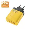 Cargador Múltiple Acc 5V2A12W Adaptador de Corriente Qc3.0 Carga Rápida 45W Cargador de Teléfono Móvil Compatible con Apple
