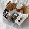 Meias de Ursinho Aveludadas para Mulheres, Meias Coloridas de Bolinhas Estilo College Meia-Perna, Meias Fofas de Desenho Animado Tridimensional para Mulheres, Meias de Dongdaemun