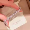 Pulseira Pingente Borboleta de Zircônia Super Brilhante, Fresca e Doce, Simples e Versátil para o Verão, Joia de Nicho de Alto Padrão para Mulheres