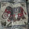 Bolsa de Lona Bordada Tamaño Mediano Elefante Estilo Nuevo Bolsa de Hombro Bolsa de Compras Bolsa Tote de Gran Capacidad Bolsa para el Almuerzo