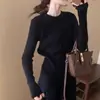 Nuevo y único suéter de punto súper elegante para mujer, suéter fino para usar en capas, Otoño 2025