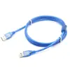 Cabo de Dados USB 2.0 Linha de Conexão USB Macho-Macho 1,5 m Linha USB Tira de Cobre Completa Conexão com Anel Magnético