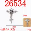 Mini Asas de Diabo Morcego Fofo Estrela de Quatro Pontas Pingente Acessórios de Liga Brincos Artesanais Pulseira Acessórios DIY