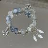 Pulsera de Borlas con Cuentas Original Pequeña Diseño de Alto Valor Cromático Joyería de Alta Impresión Versátil Regalo Explosiones