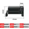 Pieza de Fijación para Riel Guía C45 Hebilla Terminal Ew-35 Clip de Fijación para Interruptor Automático Tapón para Riel Deslizante Tope Límite para Riel Guía E/Reino Unido