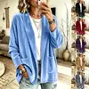 2026 Moda de Rua Amazon Europeia e Americana Comércio Exterior Transfronteiriço Outono e Inverno Feminino Veludo Dourado Manga Longa Cardigan Casaco