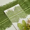 Tela de Borde de Encaje de pestañas de Doble Cara de 3 m de Largo para Decoración de Escote de Vestido, Borde de Encaje Bordado Hueco
