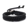 2022 nueva joyería transfronteriza europea y americana pulsera tejida a mano pulsera de cuerda de paracaídas de camuflaje para exteriores cuerda de mano simple para hombres y mujeres