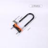 Cerradura en U dividida de doble apertura para vidrio doméstico, cerradura en U, cerradura para tienda, puerta de vidrio de doble hoja, cerradura antirrobo