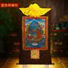 Algodón de Nepal Pigmento Mineral Montado para Pintura Colgante de Buda Flor de Loto Maestro de la Medicina Maestro Buda Retrato Thangka Pintura Colgante