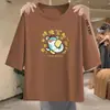 Ropa de maternidad con descuento de comercio exterior transfronterizo, camiseta de manga tres cuartos básica de verano de talla grande que reduce la edad, camiseta holgada de manga corta, versátil