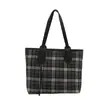 Bolso Prellis de Gran Capacidad a la Moda Estilo Coreano para Mujer Nuevo Primavera y Verano 2025 Estilo Universitario para Clase y Viajes Bolso de Hombro Tote