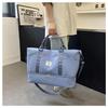 Bolsa de Viaje, Bolso de Mano Ligero para Corta Distancia, Se Puede Usar como Maleta con Ruedas, Bolsa de Equipaje de Gran Capacidad para Estudiantes, Bolsa Deportiva de Almacenamiento para Fitness