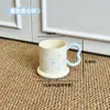 Taza de Lavado de Color Macarrón Estilo Girly con Diseño de Asa en Forma de Corazón, Adecuada para Uso en Casa, Estilo Pareja, Taza para Cepillarse los Dientes y Enjuague Bucal de Dormitorio Estudiantil