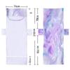 Cubierta de Microfibra para Silla de Playa Toalla Reclinable Bolsa para Toalla de Playa Impresión Digital 3D Color Tie Dye Cubierta para Silla de Playa