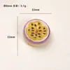 Acessórios de Resina DIY Desenho Animado, 15 Tipos de Presilhas de Cabelo com Fatias de Frutas, Decorações para Capas de Celular, Fivelas de Sapato, Chaveiros, Acessórios para Pingentes