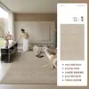 Alfombra para Sala de Estar, Estilo Nuevo, Estilo Vintage Wabi-Sabi, Color Sólido, Lavable, Limpiable con Trapo, Lujo Ligero, Alfombra de Sofá de Gama Alta, Alfombra de Mesita de Noche para Dormitorio