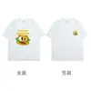 Camisetas de Manga Corta de Algodón Puro Peinado para Pareja 2026 Nuevas Especiales de Nicho Camisetas de Verano para Hombres y Mujeres
