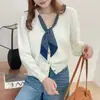 2026 Suéter con Lazo de Diseño Elegante para Mujer Otoño Temprano Nuevo Top Perezoso Cárdigan de Punto Holgado