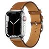 Adecuado para Correa de Cuero Genuino de Apple Correa Oficial Applewatch Generación 456789 Correa Se Iwatch10 Reloj